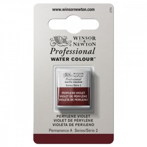 Tinta Aquarela Profissional Winsor & Newton Pastilha S2 470 Perylene Violet