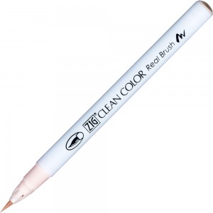 Caneta Zig Clean Color Real Brush Kuretake 028 Pale Pink