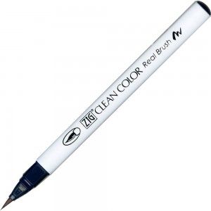 Caneta Zig Clean Color Real Brush Kuretake 038 Peacock Blue