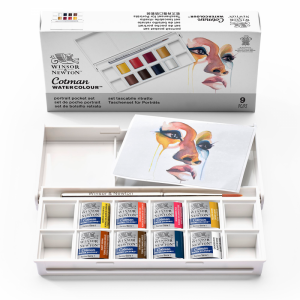 Estojo Tinta Aquarela Winsor & Newton Cotman Portrait