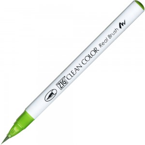 Caneta Zig Clean Color Real Brush Kuretake 041 Light Green