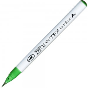 Caneta Zig Clean Color Real Brush Kuretake 048 Emerald Green
