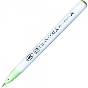 Caneta Zig Clean Color Real Brush Kuretake 049 Green Shadow