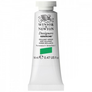 Tinta Guache Designers Winsor & Newton 14ml Brilliant Green S1