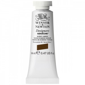 Tinta Guache Designers Winsor & Newton 14ml Burnt Umber S1