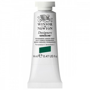 Tinta Guache Designers Winsor & Newton 14ml Permanent Green Deep S2