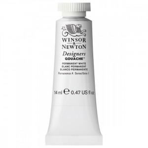 Tinta Guache Designers Winsor & Newton 14ml Permanent White S1