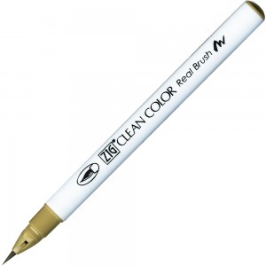 Caneta Zig Clean Color Real Brush Kuretake 075 Brick Beige