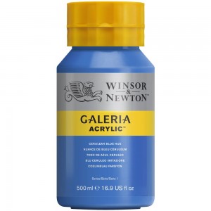 Tinta Acrílica Galeria W&N 138 Cerulean Blue Hue 500ml