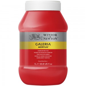Tinta Acrílica Galeria W&N 095 Cadmium Red Hue 1 LITRO