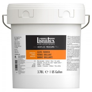 Verniz Brilhante Para Tinta Acrílica 3,78 Litros Liquitex 