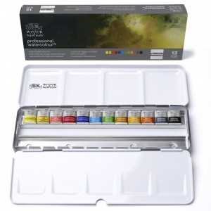 Tinta Aquarela Winsor & Newton Profissional Black Box