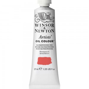 Tinta Óleo Artist 37ml S4 Quinacridone Red 548 Winsor & Newton 