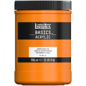 Tinta Acrílica Liquitex Basics 720 Cadmium Orange 946ml