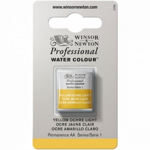 Tinta Aquarela Profissional Winsor & Newton S1 745 Yellow Ochre Light Row