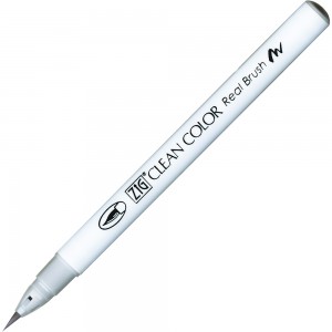 Caneta Zig Clean Color Real Brush Kuretake 097 Pale Gray 