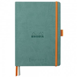 Bloco Goalbook Rhodia Capa Flexível Aqua A5