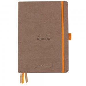 Bloco Goalbook Rhodia Capa Dura Taupe A5