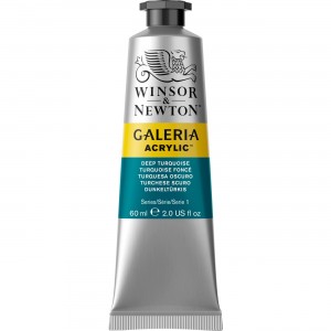 Tinta Acrílica Galeria W&N 60ml 232 Deep Turquoise