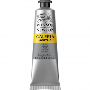 Tinta Acrílica Galeria W&N 60ml 617 Silver