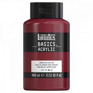 Tinta Acrílica Liquitex Basics 710 Cadmium Red Deep Hue 400ml