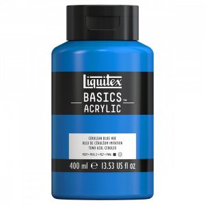 Tinta Acrílica Liquitex Basics 716 Cerulean Blue 400ml