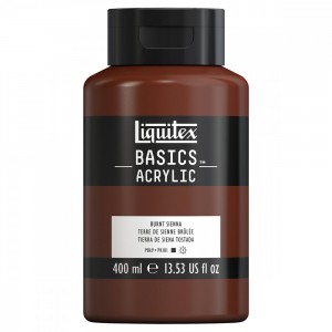 Tinta Acrílica Liquitex Basics 722 Burnt Sienna 400ml