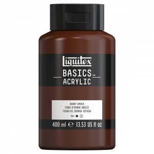 Tinta Acrílica Liquitex Basics 723 Burnt Umber 400ml