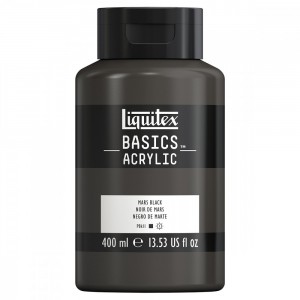 Tinta Acrílica Liquitex Basics 725 Mars Black 400ml