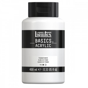Tinta Acrílica Liquitex Basics 727 Titanium White 400ml