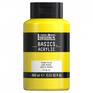 Tinta Acrílica Liquitex Basics 729 Primary Yellow 400ml