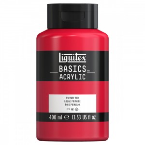 Tinta Acrílica Liquitex Basics 730 Primary Red 400ml