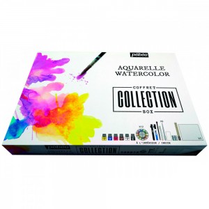 Estojo Tinta Aquarela Pebeo Collection Box