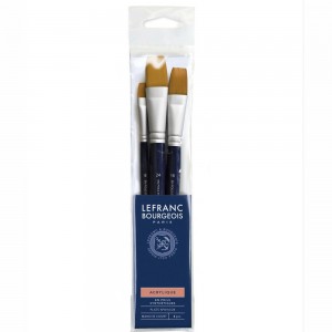 Kit Pincel Lefranc & Bourgeois C/3 Multi Técnicas