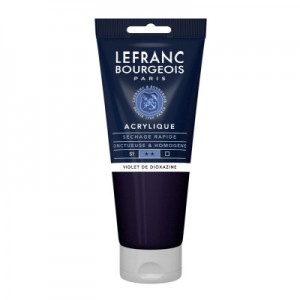 Tinta Acrílica Lefranc & Bourgeois 200ml 473 Dioxazine Violet