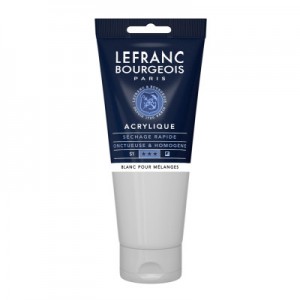 Tinta Acrílica Lefranc & Bourgeois 200ml 800 Mixing White