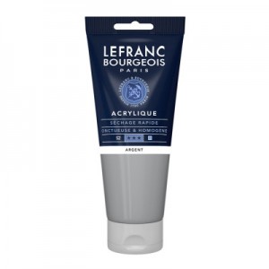 Tinta Acrílica Lefranc & Bourgeois 200ml 710 Silver