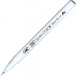 Caneta Zig Clean Color Real Brush Kuretake 302 Haze Blue