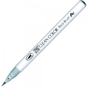 Caneta Zig Clean Color Real Brush Kuretake 304 Aquamarine Blue