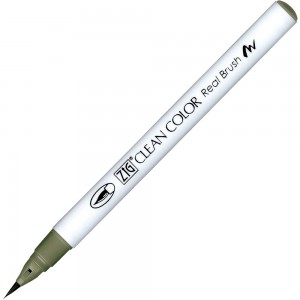 Caneta Zig Clean Color Real Brush Kuretake 403 Almond Green