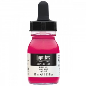Tinta Acrílica Líquida Liquitex 30ml 388 Rubine Red