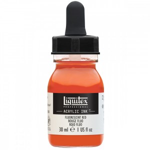 Tinta Acrílica Líquida Liquitex 983 Fluorescent Red