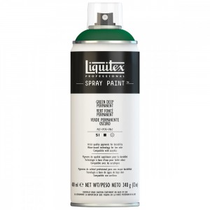 Tinta Spray Liquitex Acrílica 0350 Green Deep Permanent 400ml