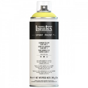 Tinta Spray Liquitex Acrílica 5159 Cadmium Yellow Light Hue 5 400ml