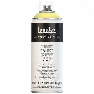 Tinta Spray Liquitex Acrílica 6159 Cadmium Yellow Light Hue 6 400ml