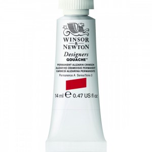Tinta Guache Designers Winsor & Newton 14ml Permanent Alizarin Crimson S3
