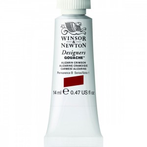 Tinta Guache Designers Winsor & Newton 14ml Alizarin Crimson S1