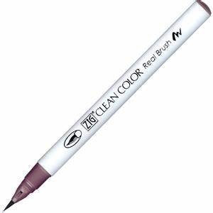 Caneta Zig Clean Color Real Brush Kuretake 808 Plum Gray