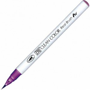 Caneta Zig Clean Color Real Brush Kuretake 811 Red Grape