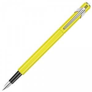 Caneta Tinteiro Caran d’Ache Pena M 849 Amarelo Fluo